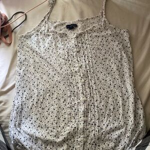 Tank top with blue stars